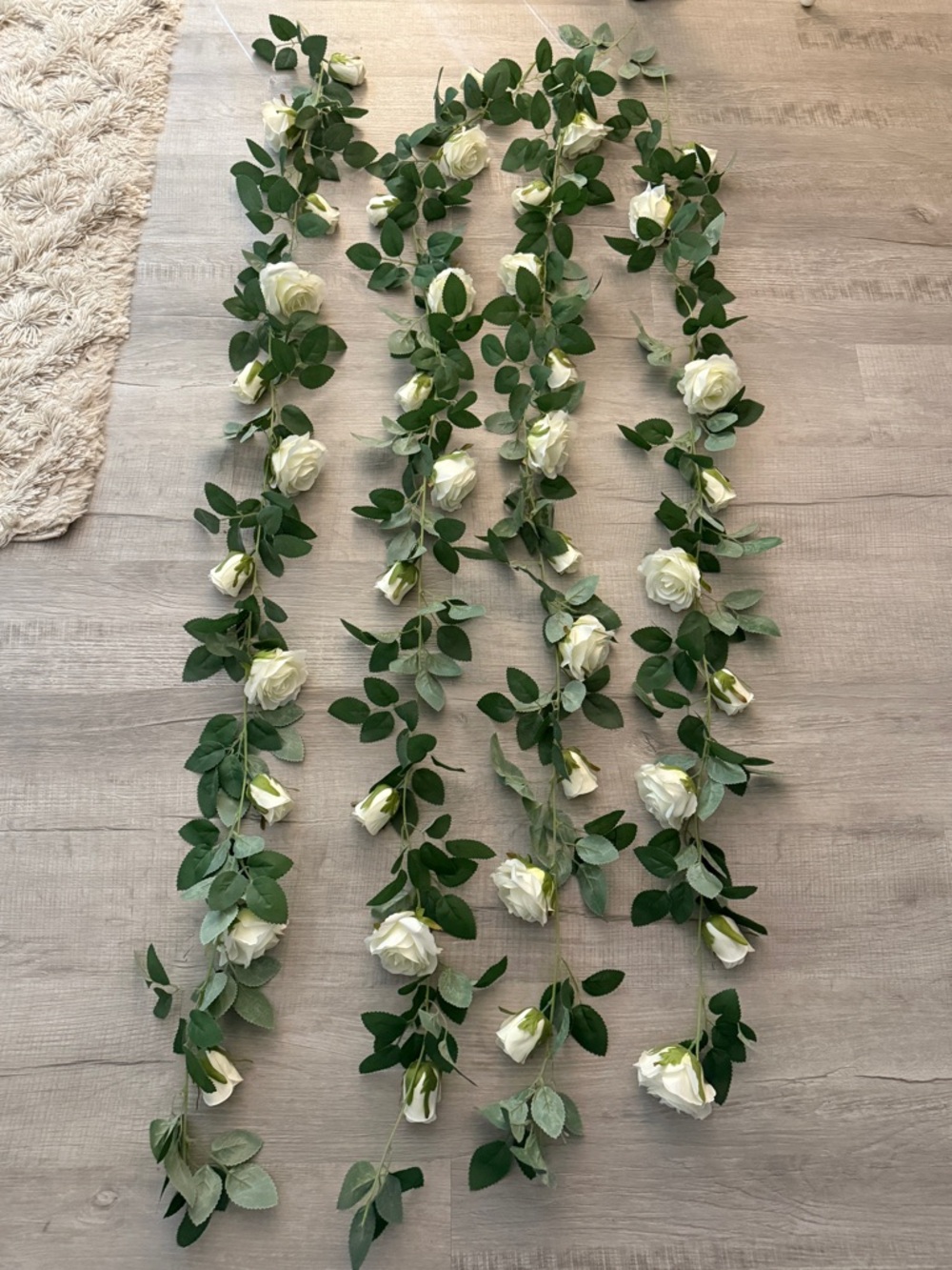 Rose Garland Set Of 4